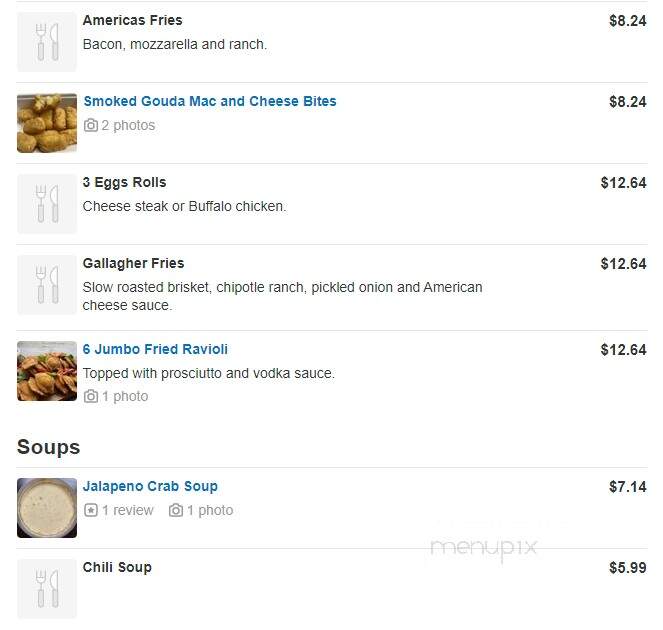 Americas pie tinicum - Tinicum, PA menu_pic