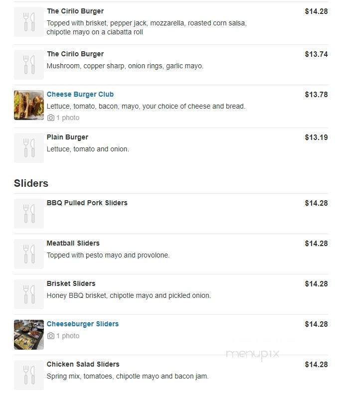 Americas pie tinicum - Tinicum, PA menu_pic