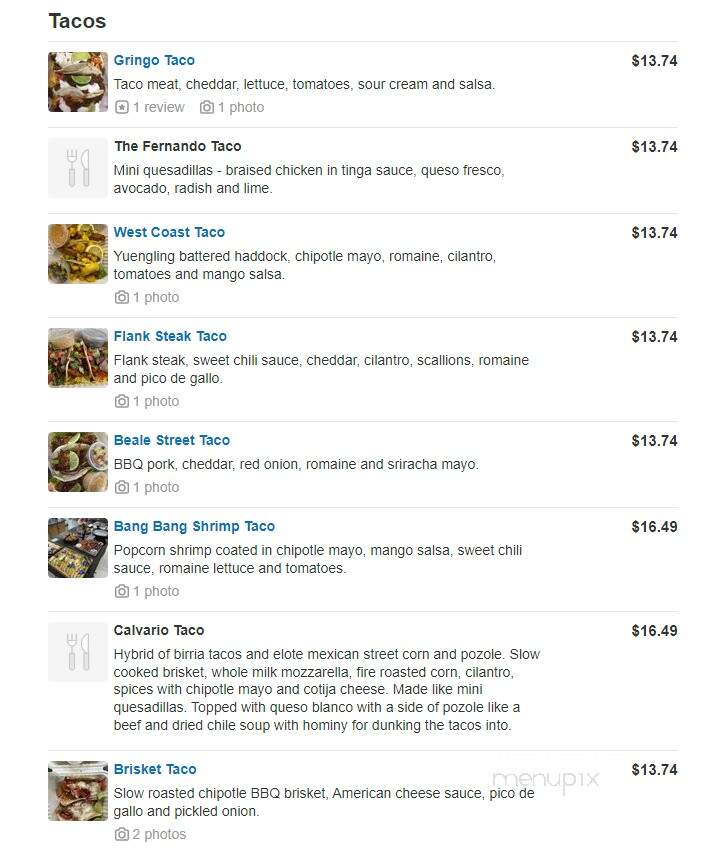 Americas pie tinicum - Tinicum, PA menu_pic
