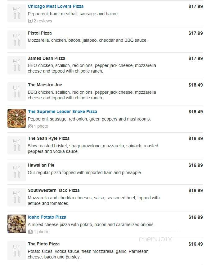 Americas pie tinicum - Tinicum, PA menu_pic