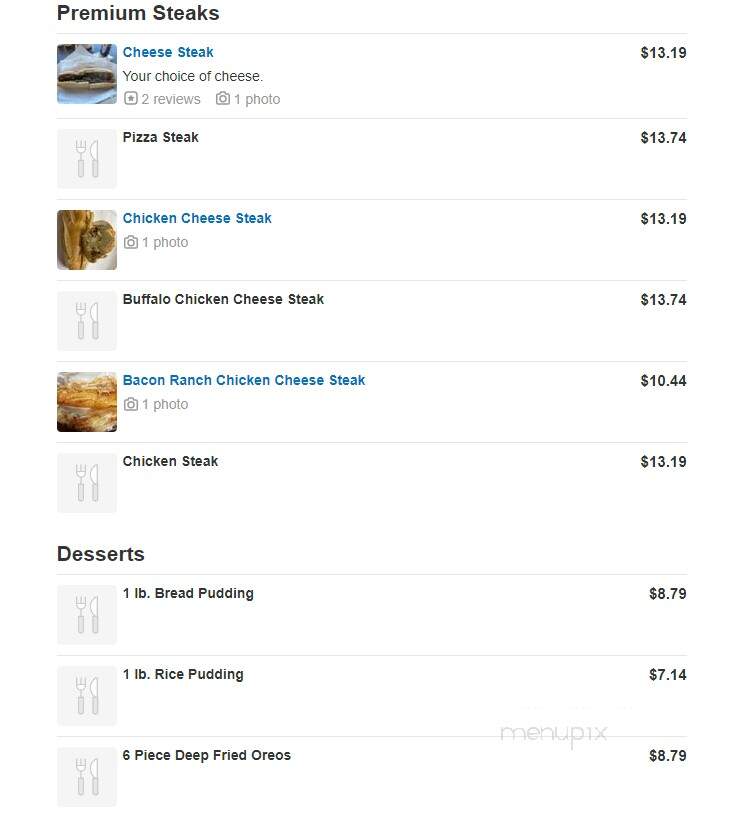 Americas pie tinicum - Tinicum, PA menu_pic