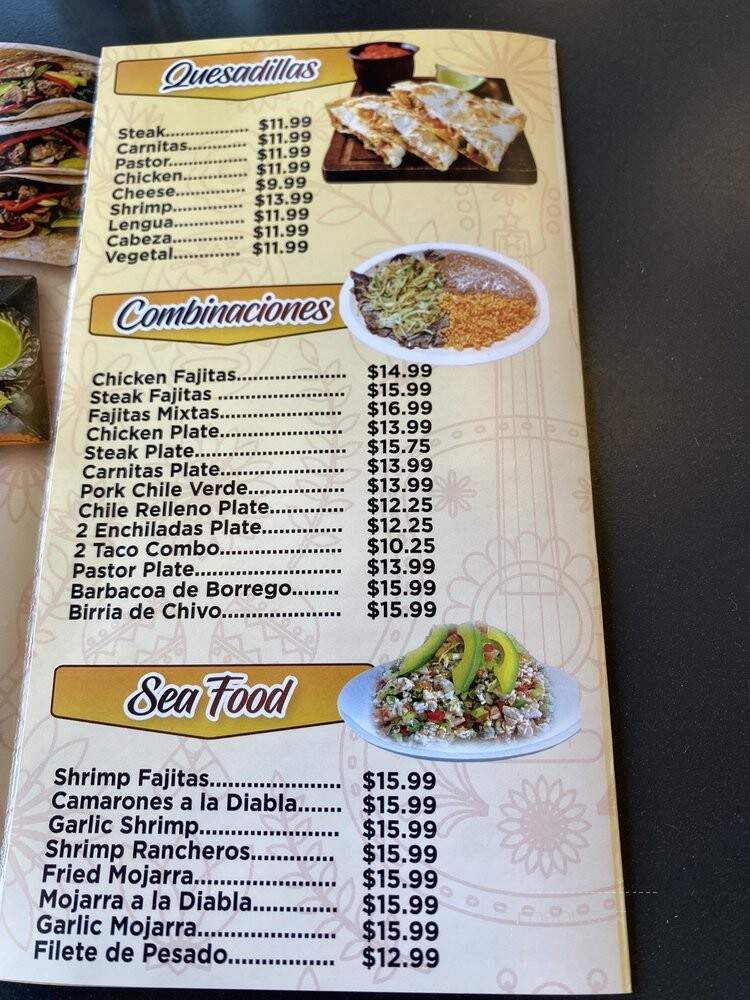 Cocina El Ranchito Mexican Food - Villa Park, CA menu_pic