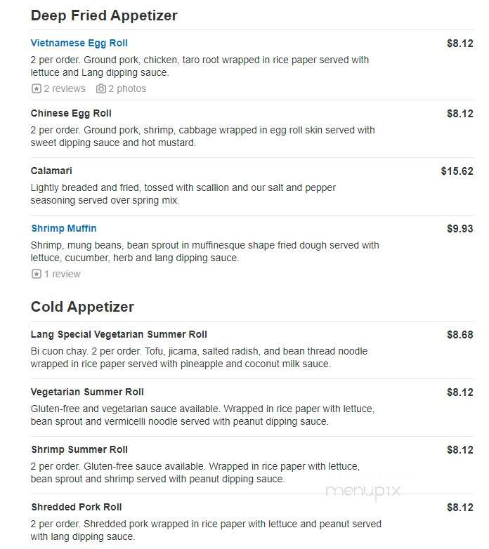 Lang - Reading, PA menu_pic