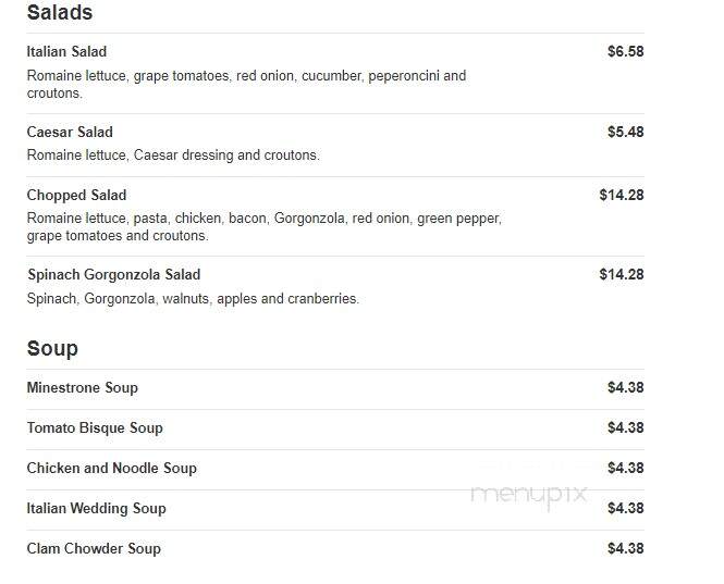 Rosati's Pizza - North Pekin, IL menu_pic