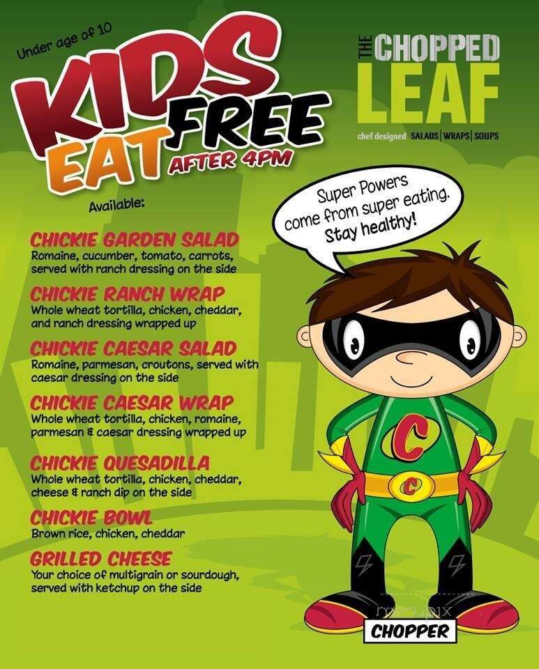 Chopped Leaf - Lethbridge, AB menu_pic