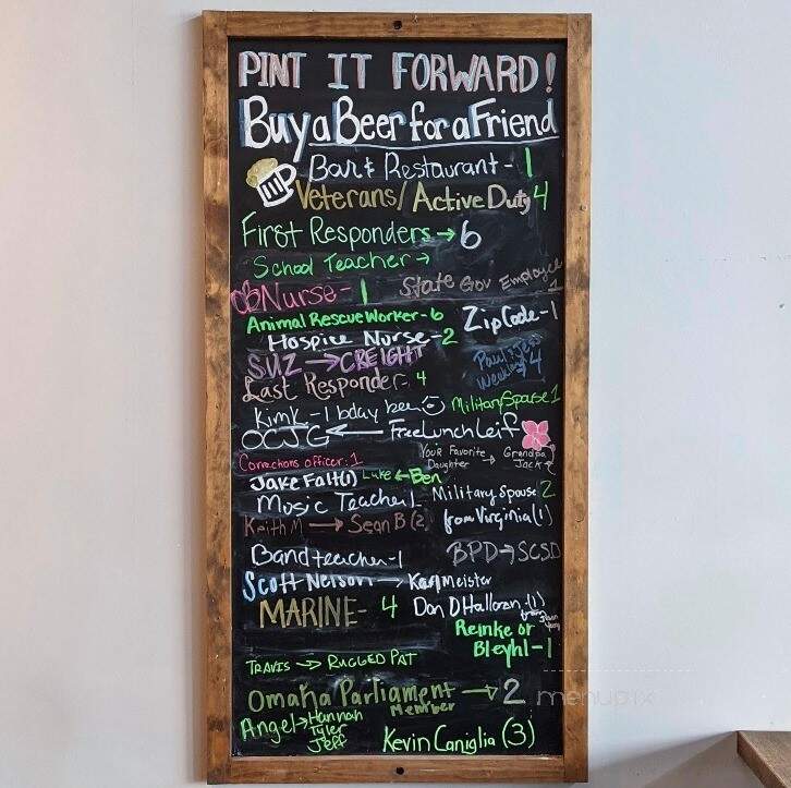 Pint Nine Brewing Company - La Vista, NE menu_pic