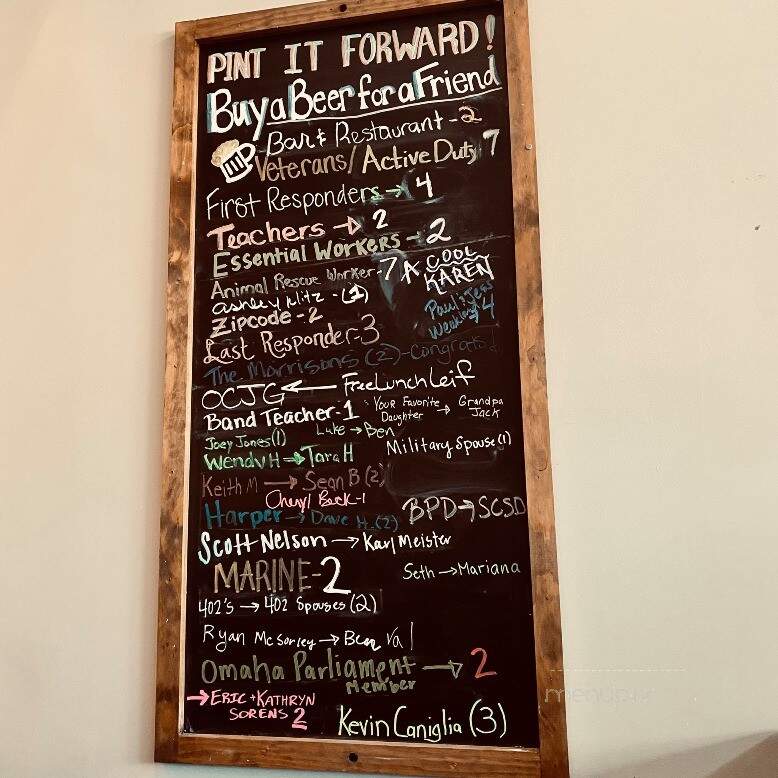 Pint Nine Brewing Company - La Vista, NE menu_pic