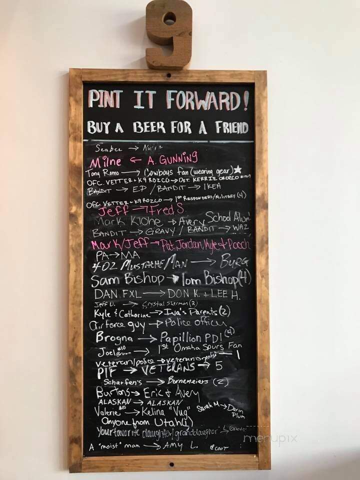 Pint Nine Brewing Company - La Vista, NE menu_pic