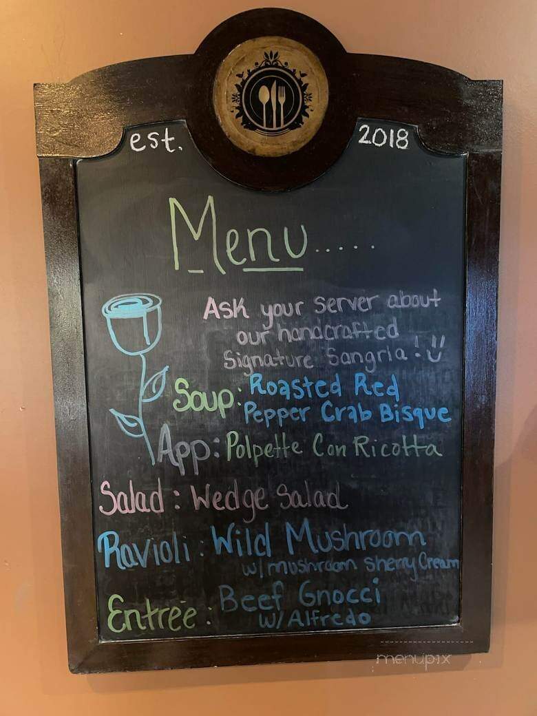 Rosalie's Trattoria - Wilmington, NC menu_pic