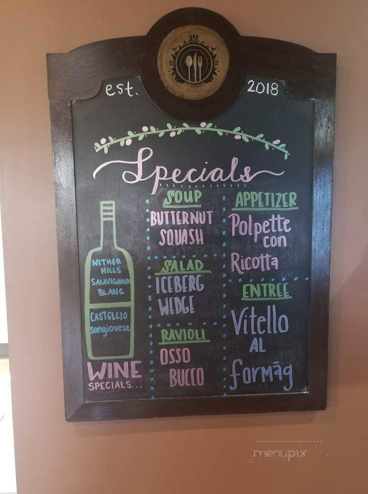 Rosalie's Trattoria - Wilmington, NC menu_pic