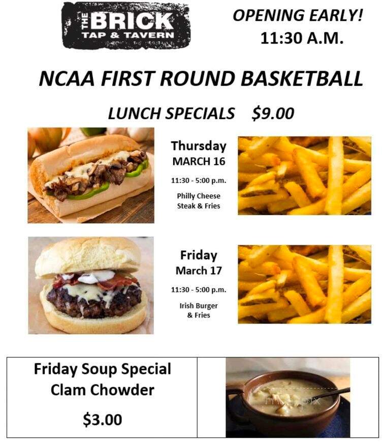 The Brick Tap & Tavern - Huber Heights, OH menu_pic