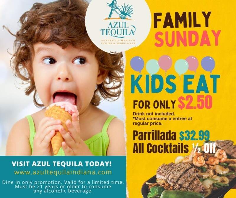 Azul Tequila - Seymour, IN menu_pic
