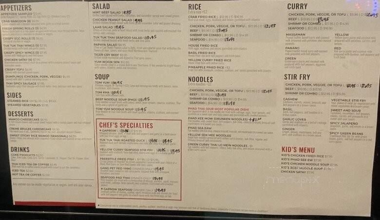 Tuk Tuk Thai - Overland Park, KS menu_pic