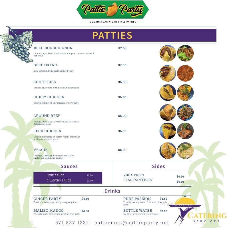 Barking Rose - Warrenton, VA menu_pic