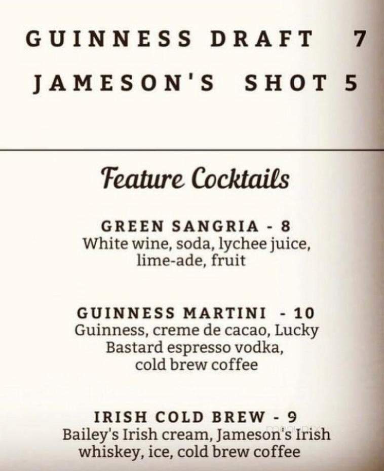 Bar Willow Eatery - Regina, SK menu_pic