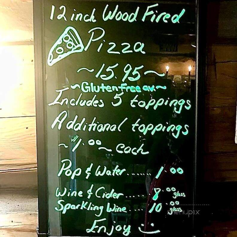 Kawartha Country Wines - Buckhorn, ON menu_pic