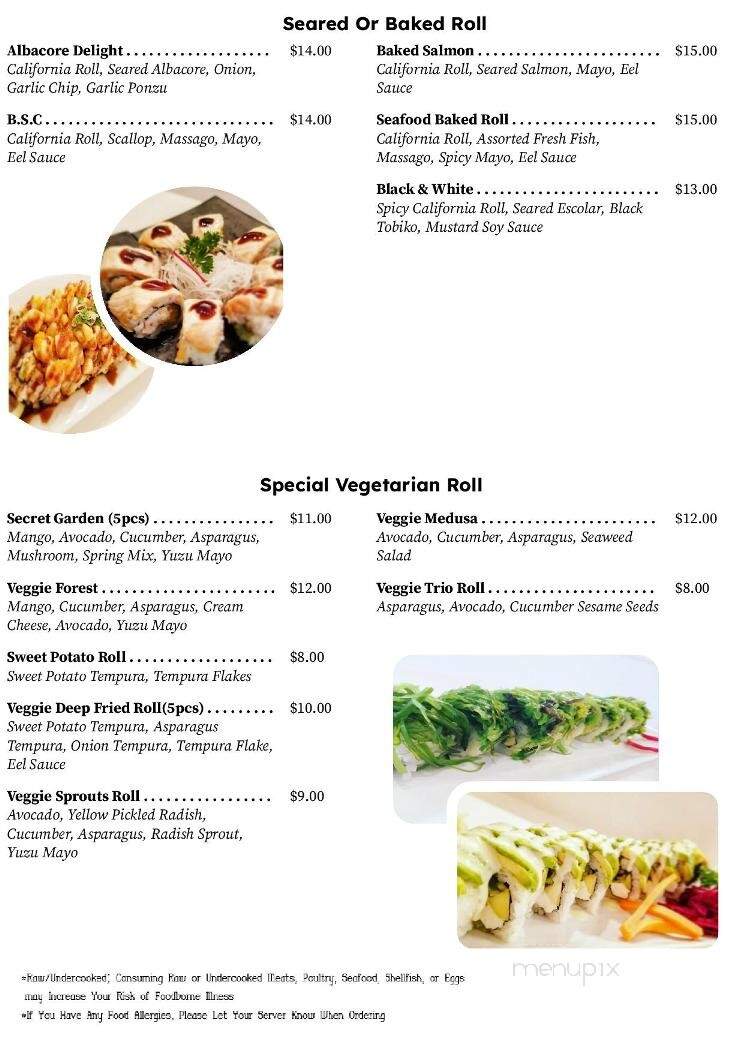 Ara Sushi & Grill - Richland, WA menu_pic