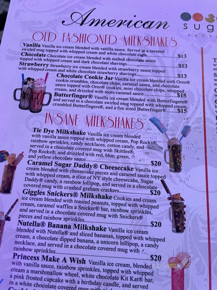 Sugar Factory - Jamaica, NY menu_pic