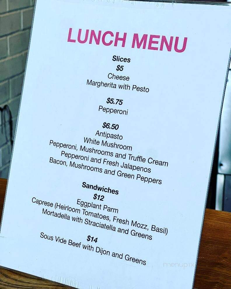 Mark's Pizza - Toronto, ON menu_pic