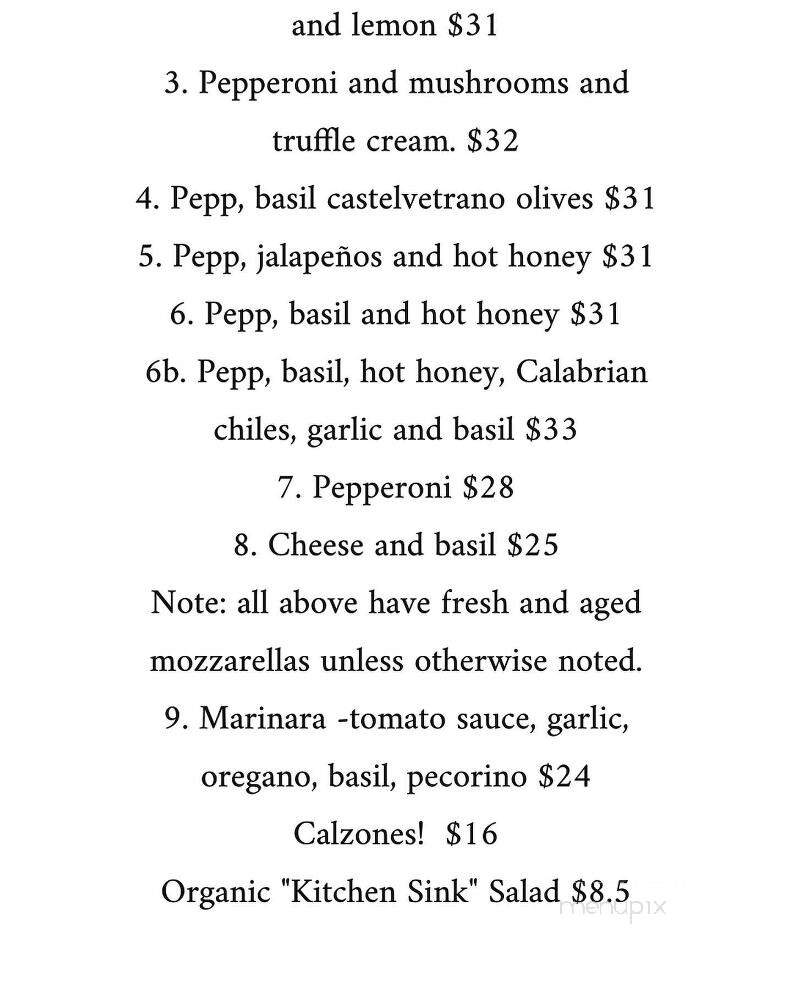Mark's Pizza - Toronto, ON menu_pic