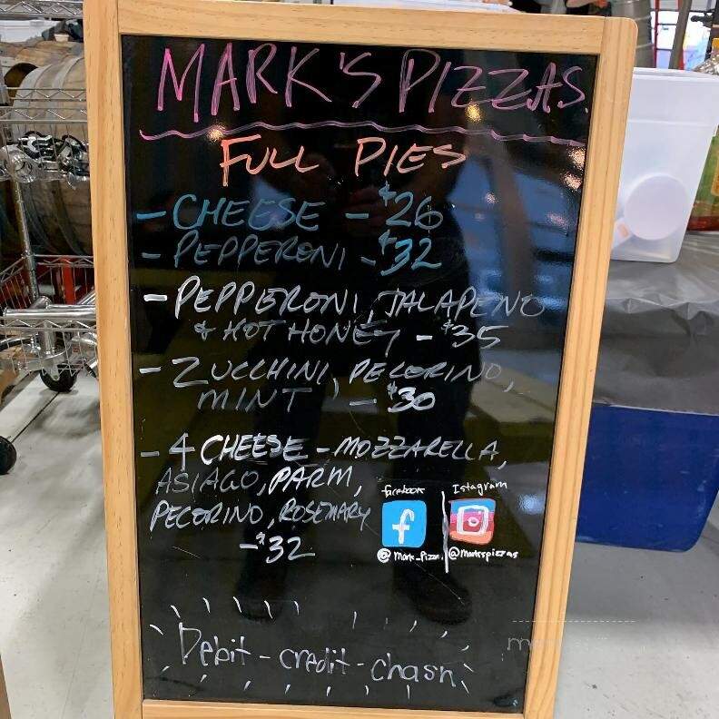 Mark's Pizza - Toronto, ON menu_pic