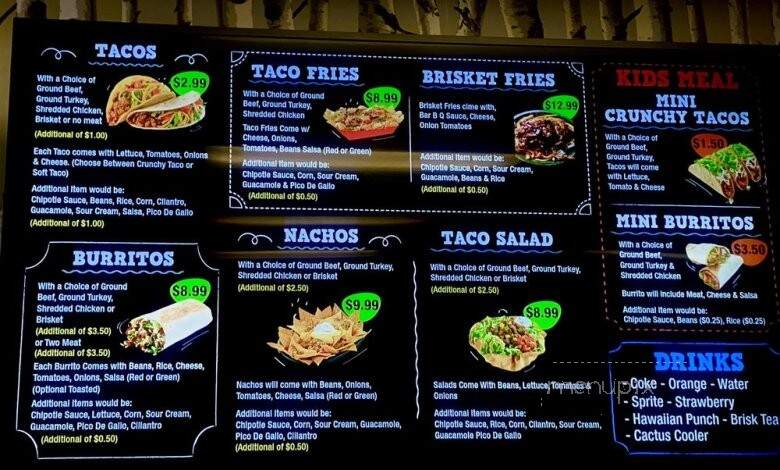 L.A. Taco House - Los Angeles, CA menu_pic