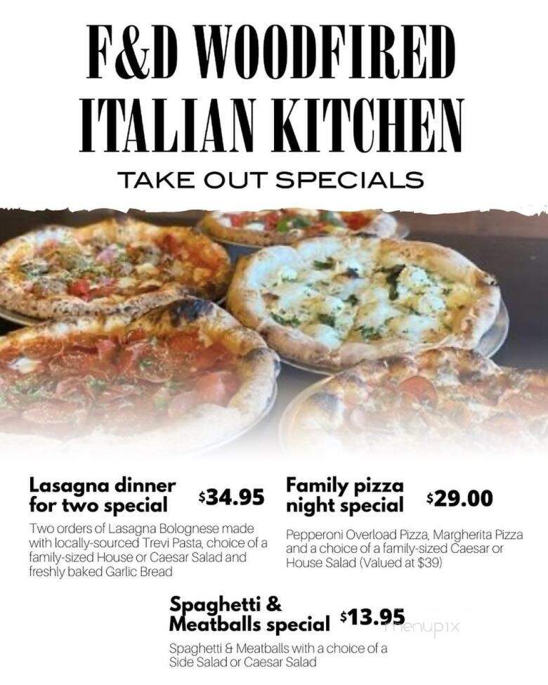 F&D Woodfired Italian Kitchen - Longwood, FL menu_pic