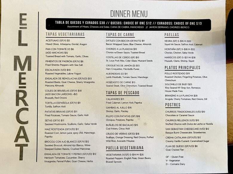 El Mercat Bar De Tapas - Rockville, MD