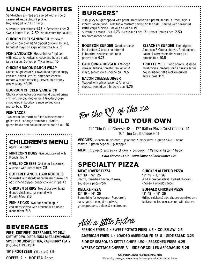 KOS - A Gastropub - Westby, WI menu_pic