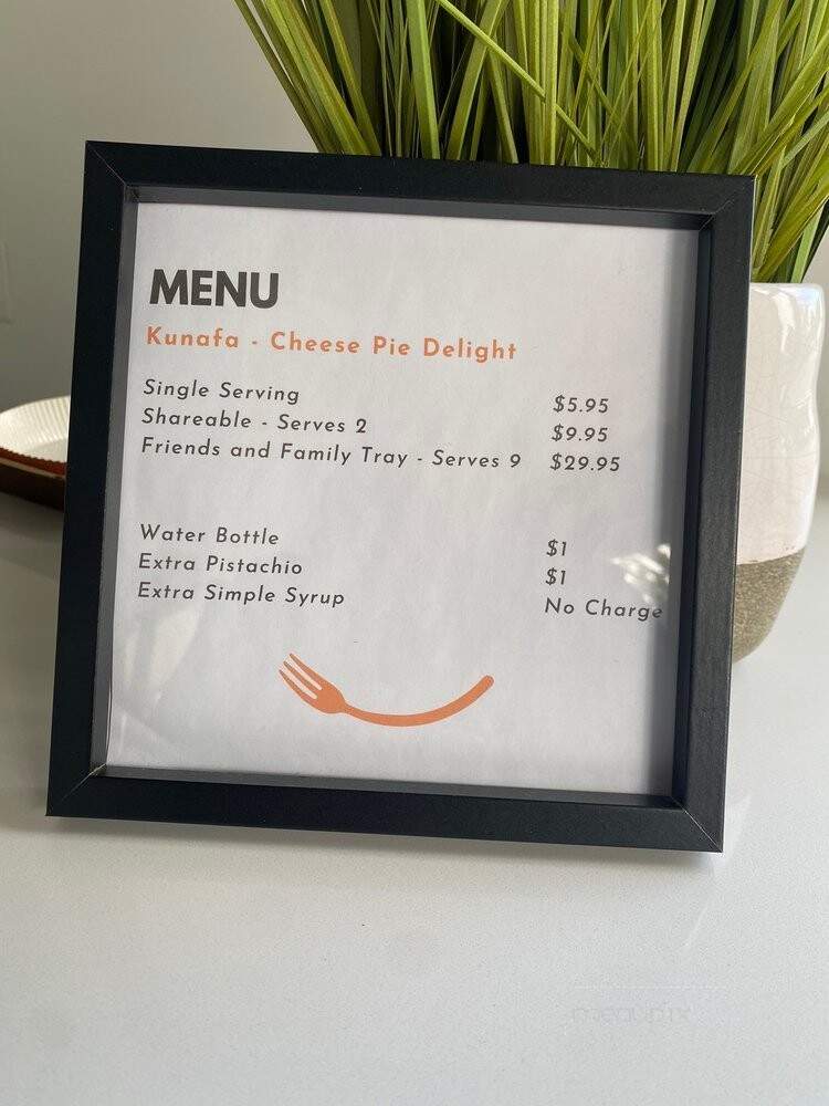Hi Kunafa - Memphis, TN menu_pic