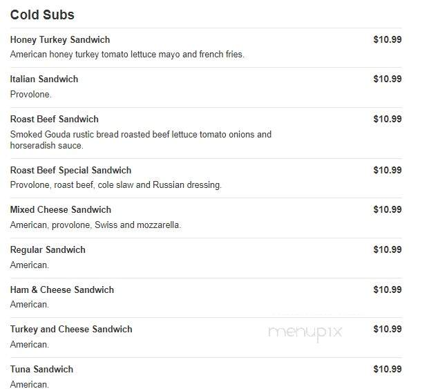 Barcelona Pizza - Wilmington, DE menu_pic