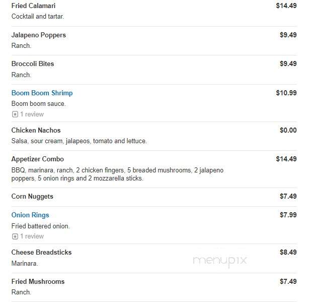 Barcelona Pizza - Wilmington, DE menu_pic