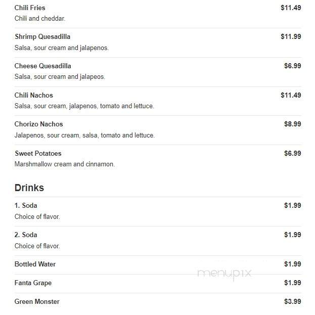 Barcelona Pizza - Wilmington, DE menu_pic
