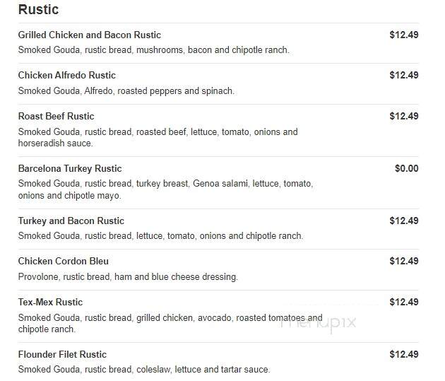 Barcelona Pizza - Wilmington, DE menu_pic