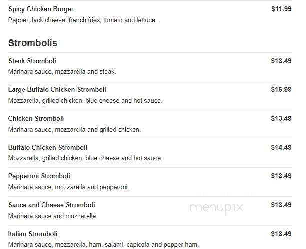 Barcelona Pizza - Wilmington, DE menu_pic