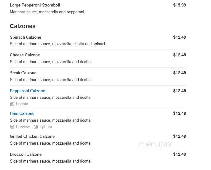 Barcelona Pizza - Wilmington, DE menu_pic