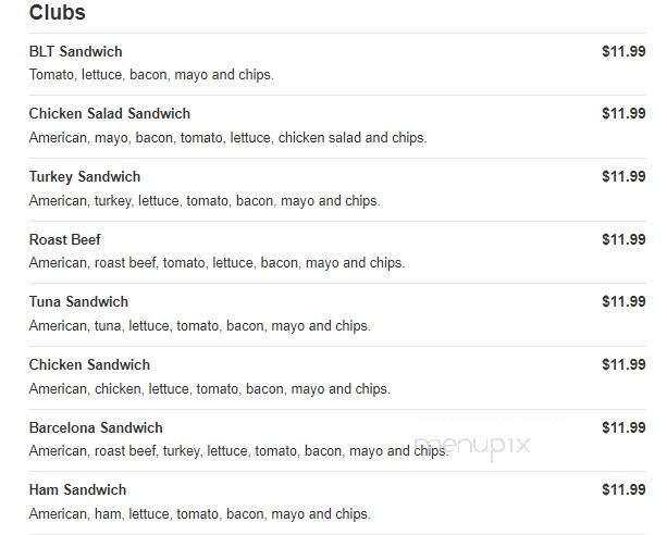 Barcelona Pizza - Wilmington, DE menu_pic