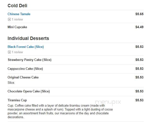 Diamond Bakery - Monterey Park, CA menu_pic