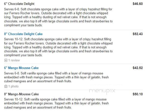 Diamond Bakery - Monterey Park, CA menu_pic