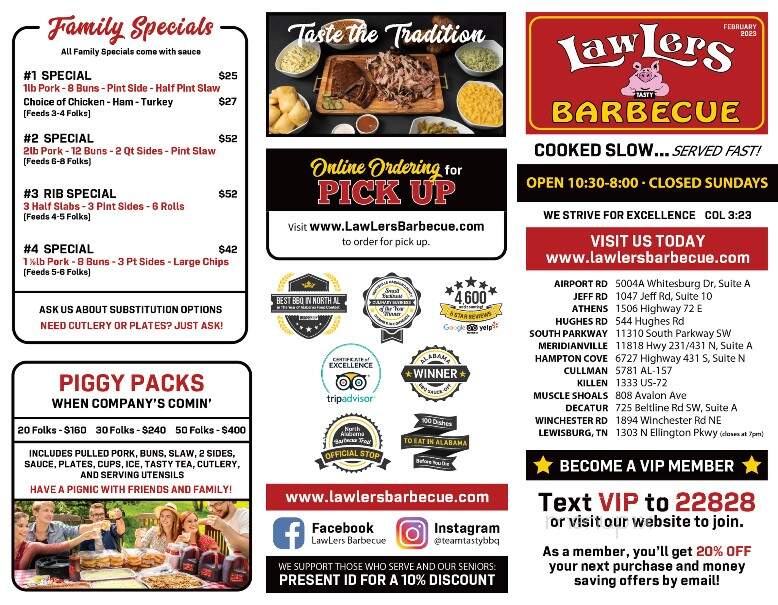 LawLers Barbecue - Meridianville, AL