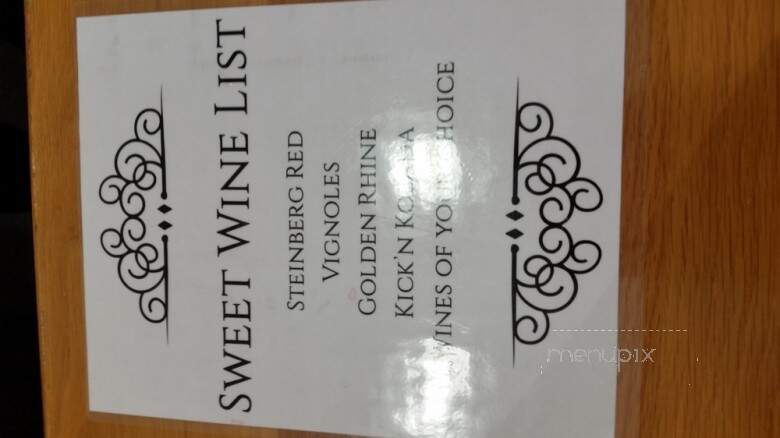 Stone Hill Winery - Hermann, MO menu_pic