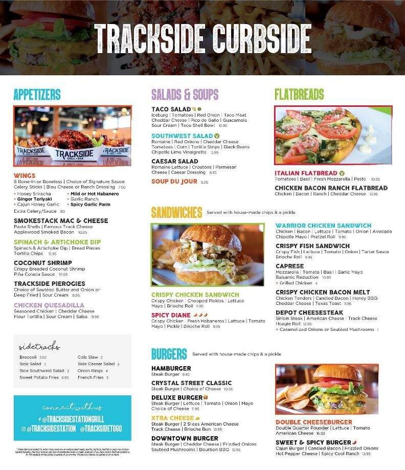 Trackside Station Grill and Bar - East Stroudsburg, PA menu_pic
