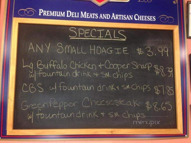 Heritage Hoagies - Huntingdon Valley, PA menu_pic