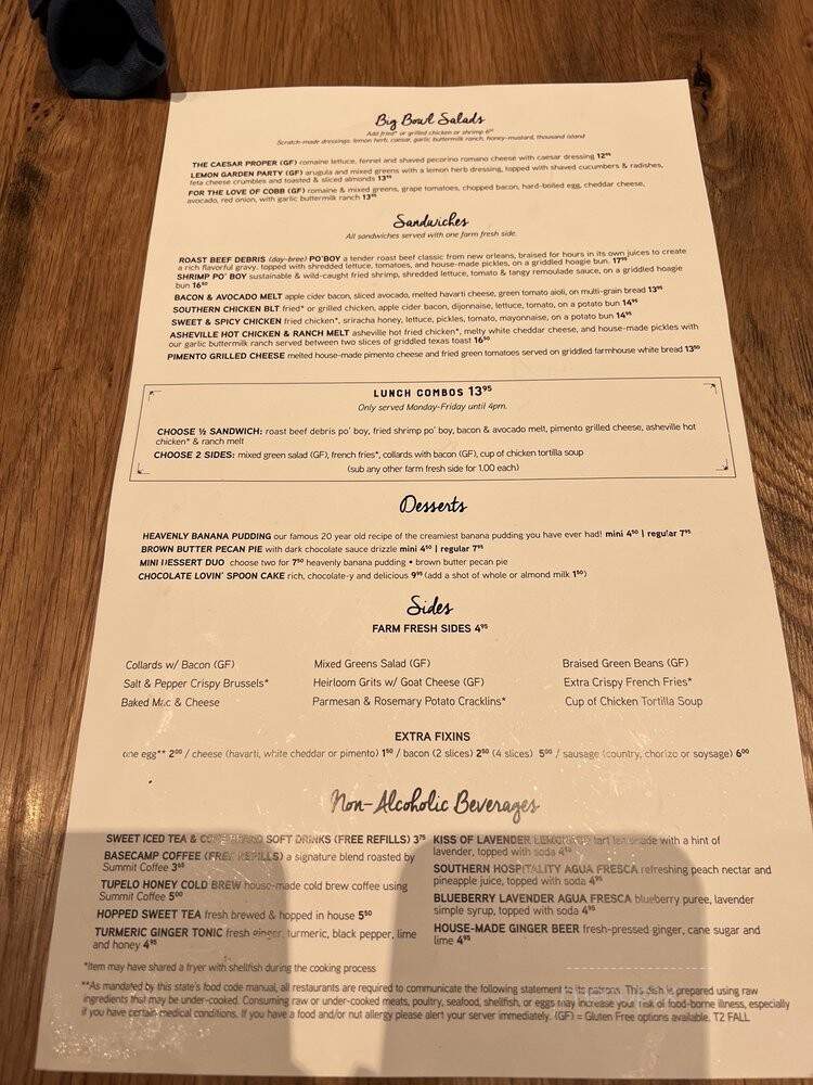 Tupelo Honey Cafe - Knoxville, TN