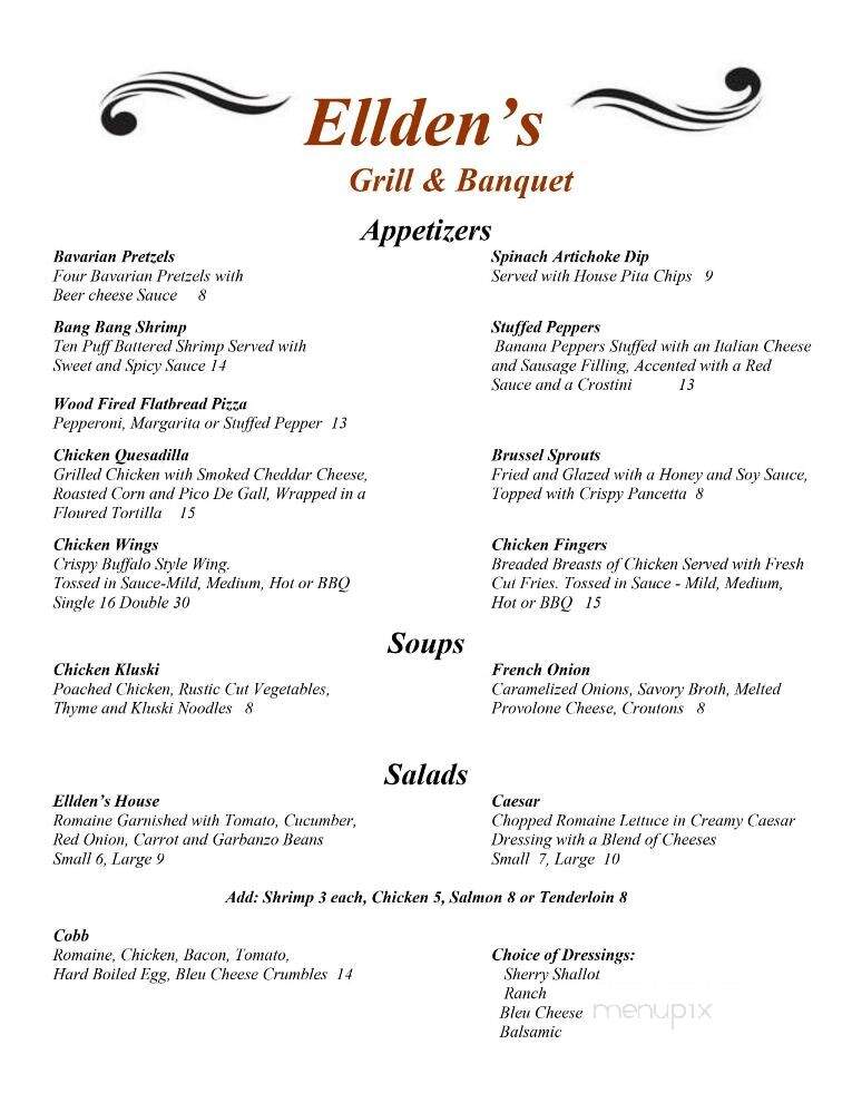 Ellden's - Grand Island, NY menu_pic