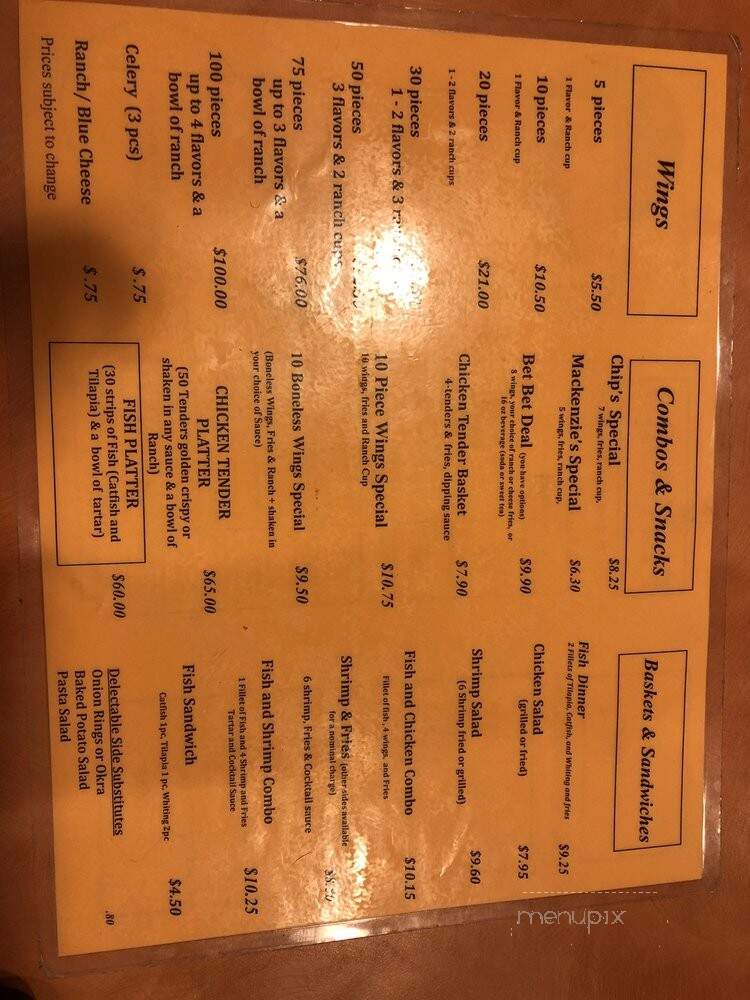 Wings Around the Clock - Birmingham, AL menu_pic