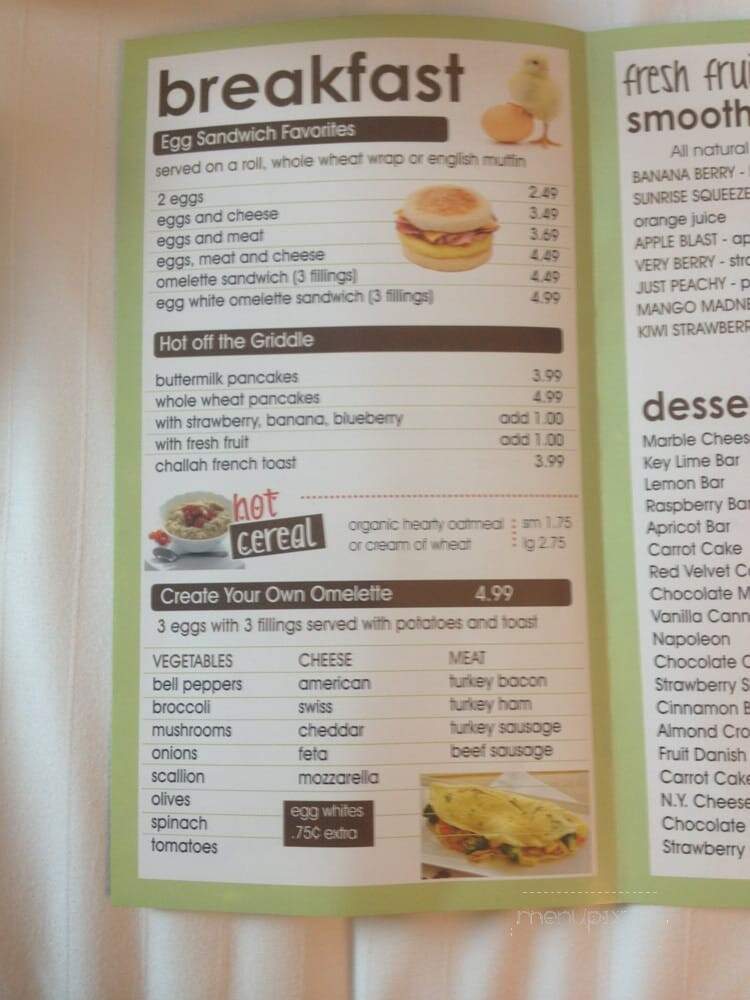 Pure & Fresh - New York, NY menu_pic