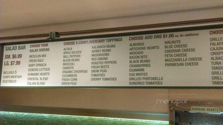 Pure & Fresh - New York, NY menu_pic