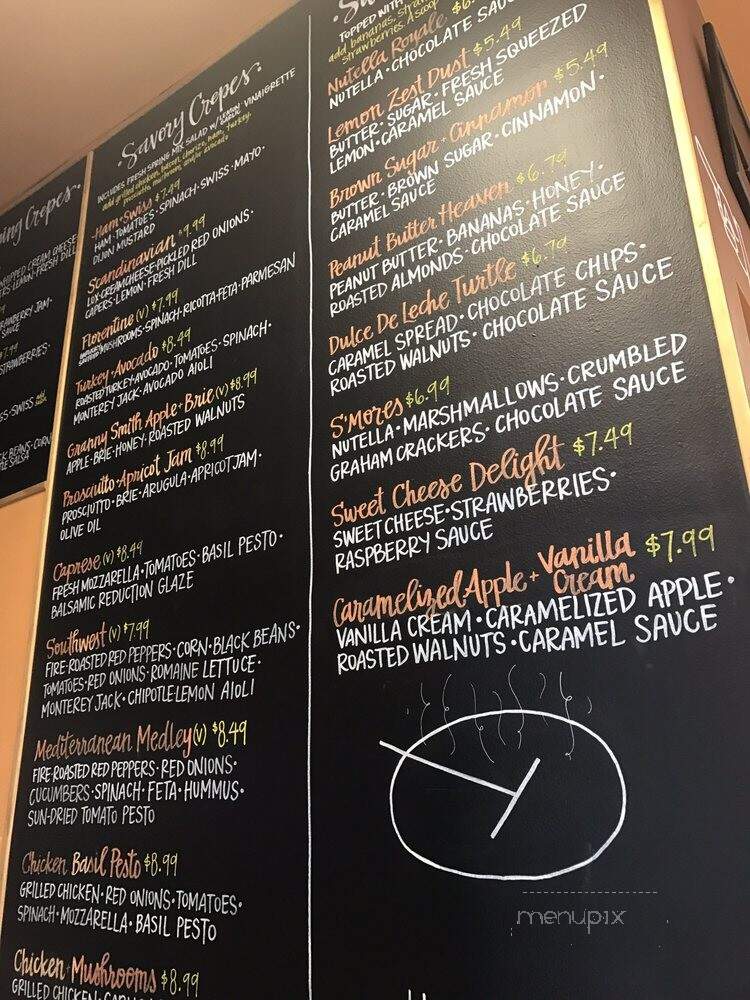 Crepe Crazy - Dripping Springs, TX menu_pic