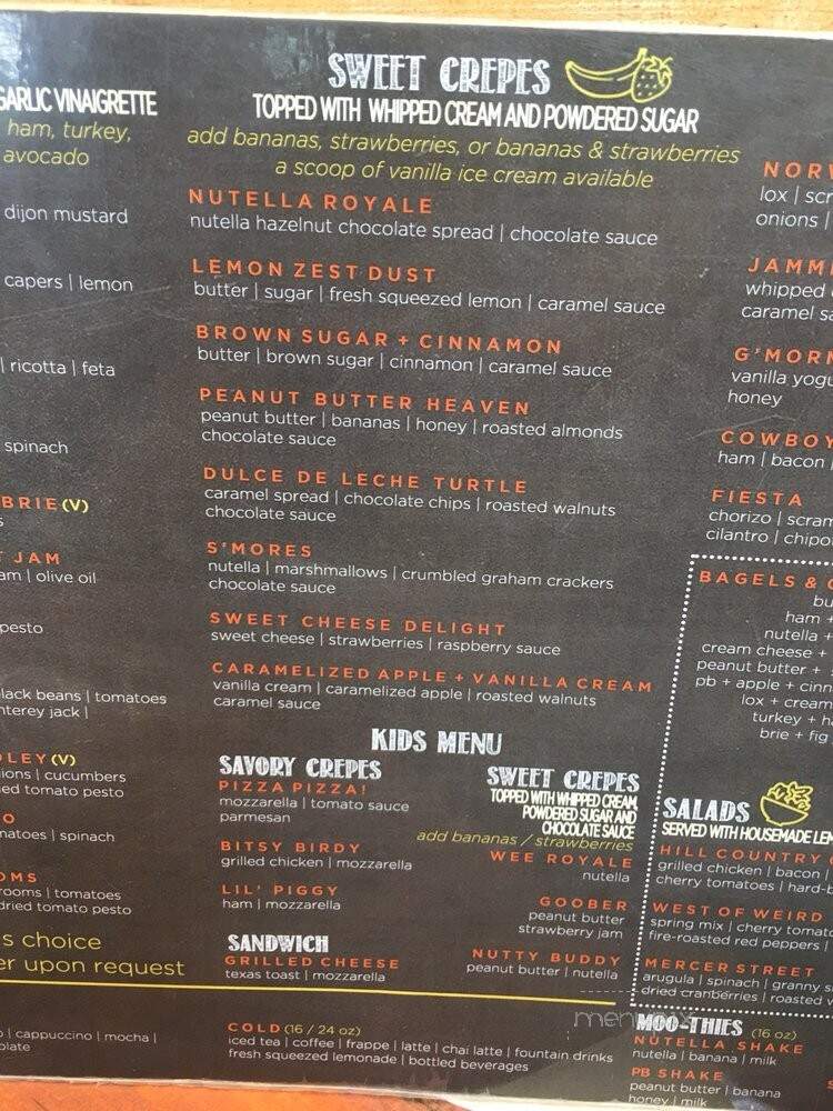 Crepe Crazy - Dripping Springs, TX menu_pic